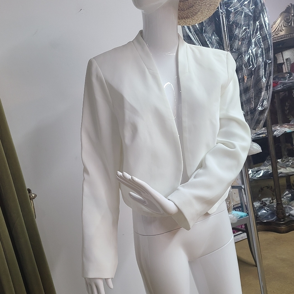 Topshop White Blazer